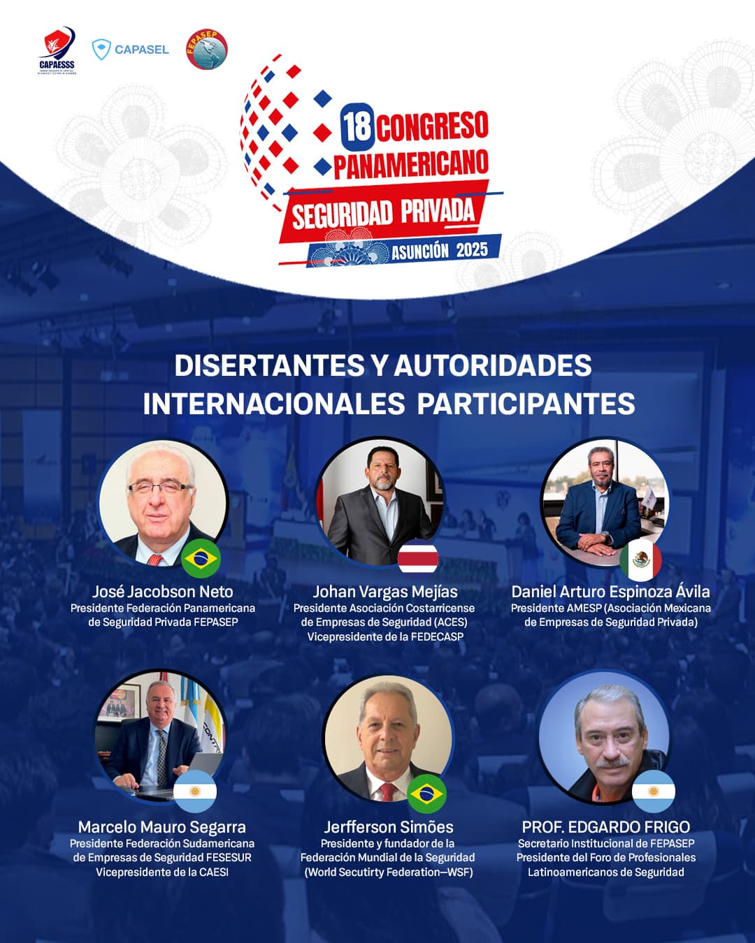 Imagen de los expositores del evento