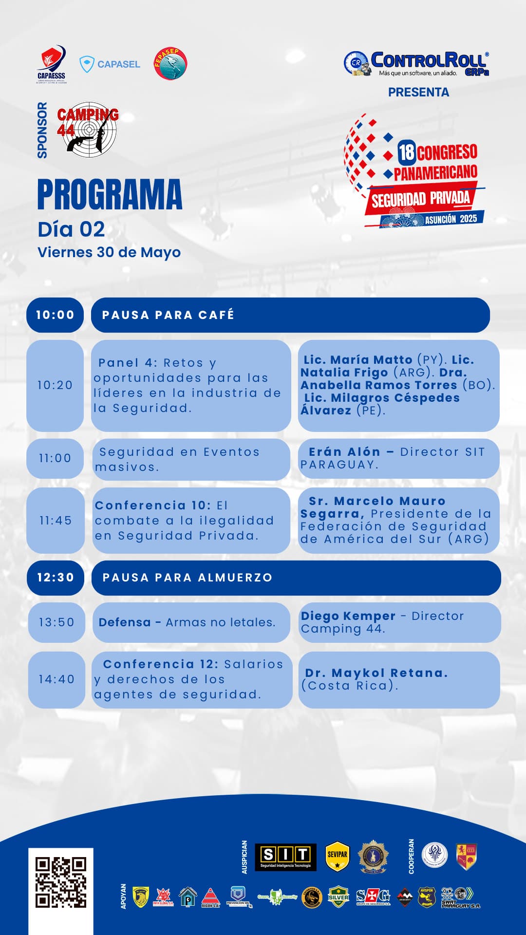 Imagen de los programas del dia 2